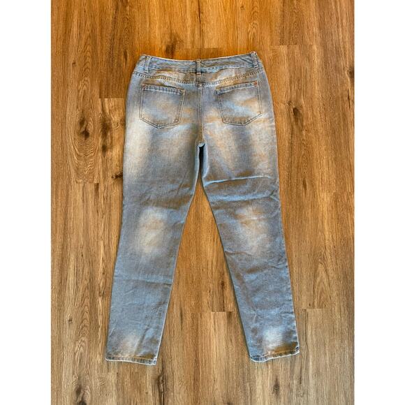 Highway Skinny Jeans Distressed Light Wash Size 11 - Picture 3 of 3